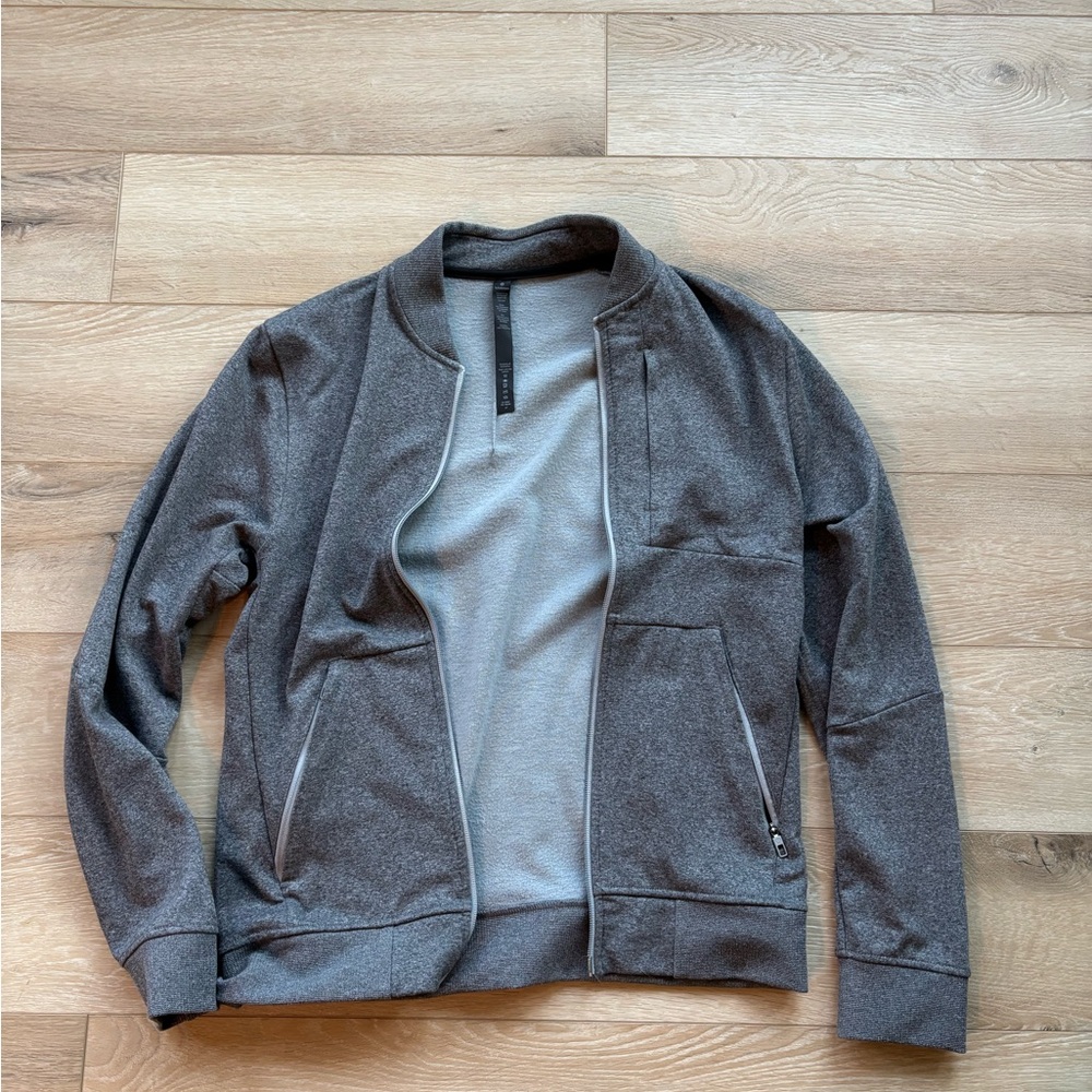 Lululemon Athletica Charcoal Zip-Up Jacket
